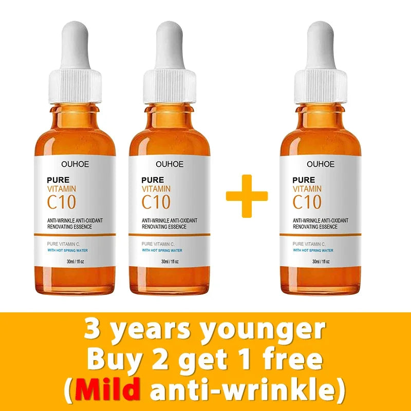 Vitamin C Serum for Wrinkle Reduction, Firming, Brightening, and Anti-Aging Skin Care