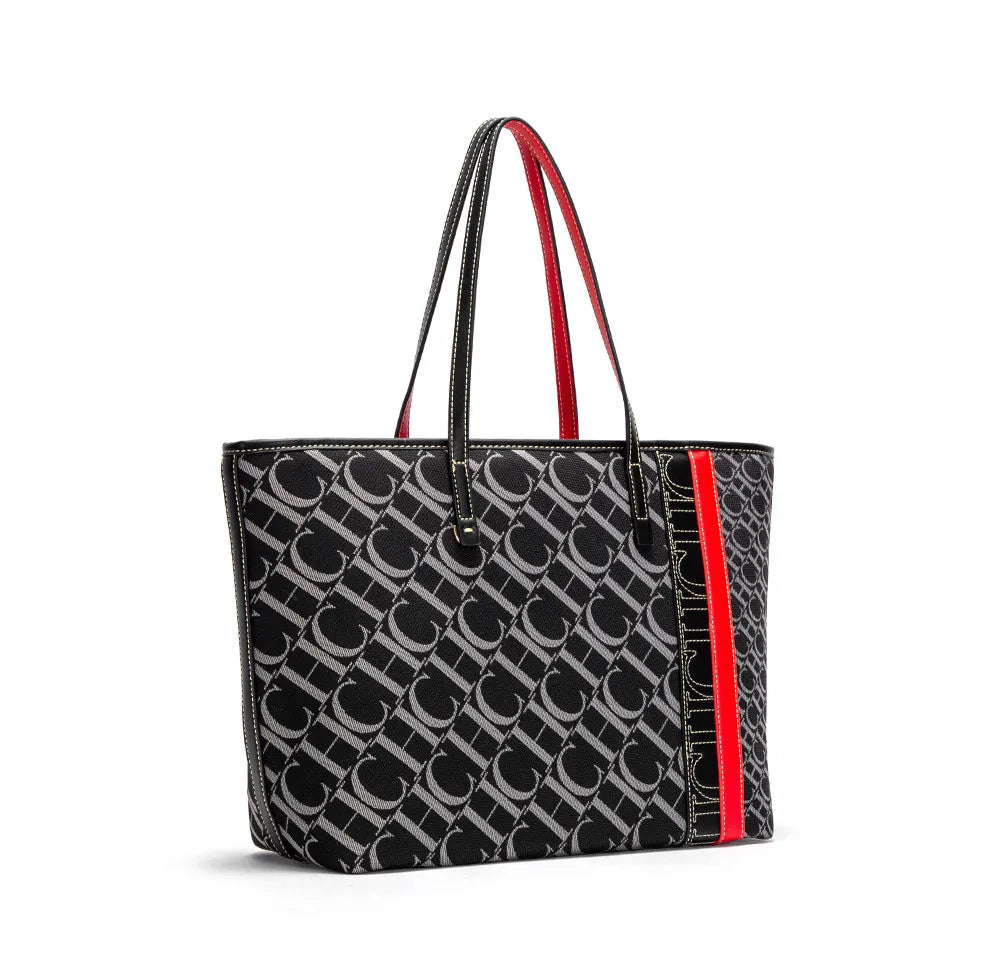 Women's Tote Bag New Fabric Splicing Handbag Large Capacity