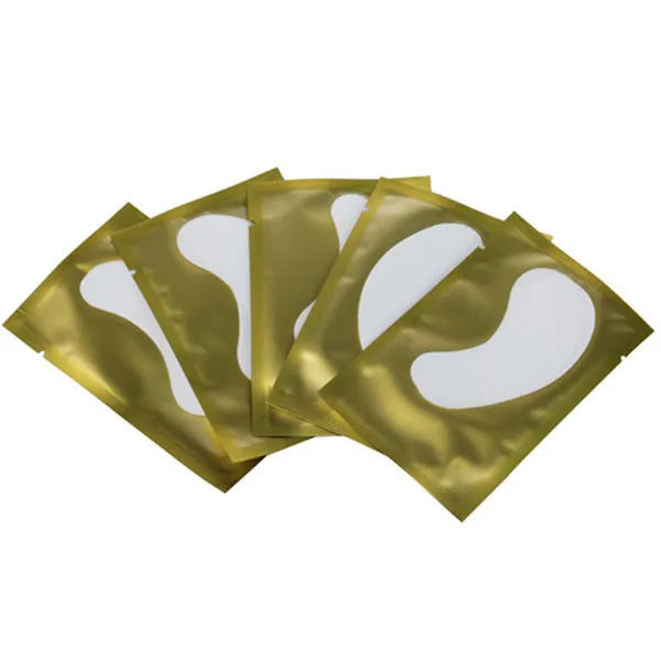 50 pairs of eyelash extension lower eye masks, makeup patches, and stickers for eyelash application.