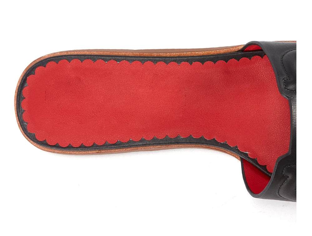 Women's Slippers Simple Black Flat Flat Women's Shoes Home Indoor Slippers