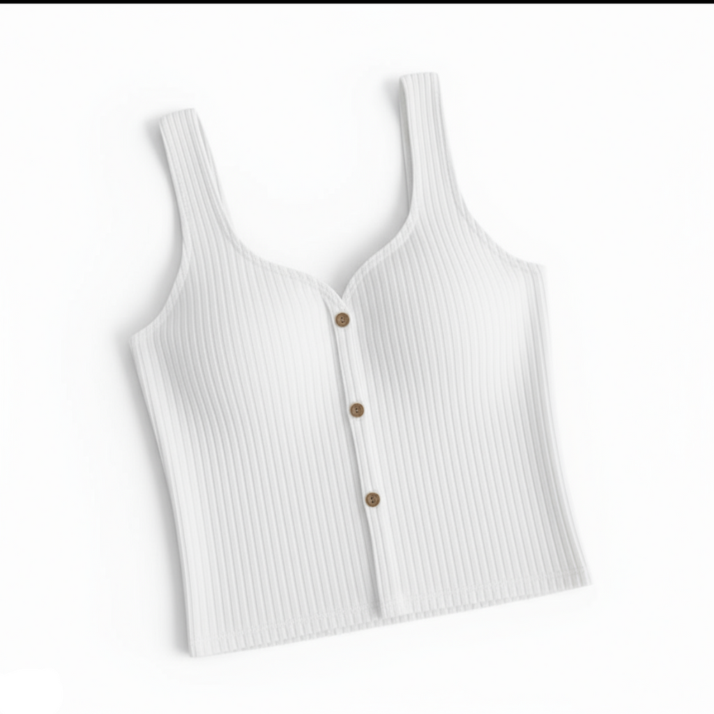 Women's Y2K Corset Crop Top – Padded Camisole with Korean Suspenders, Slim & Sexy