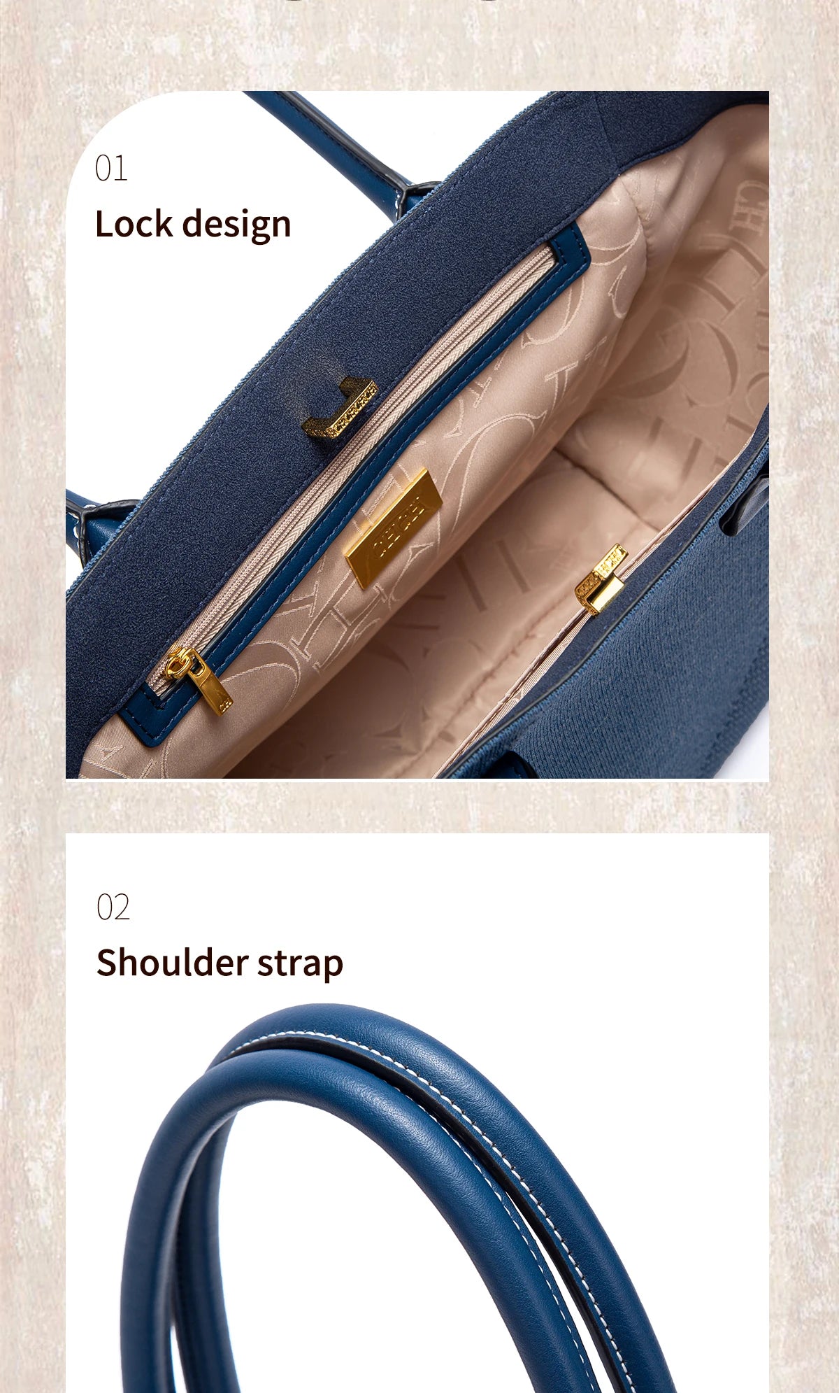 Women's Tote Bag Summer New Fabric Hollow Design Large Capacity