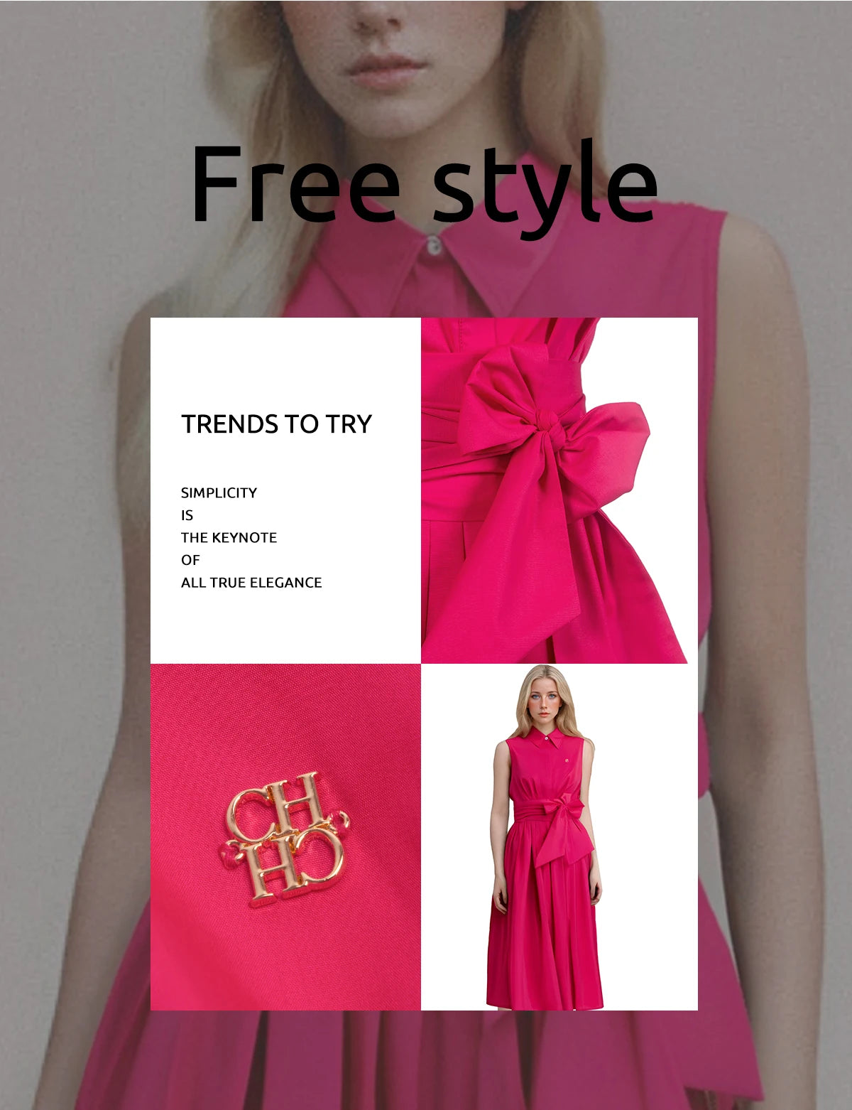 Women's Dress Summer Beach Party Sleeveless Single breasted Lace up Design