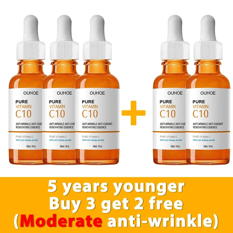 Vitamin C Serum for Wrinkle Reduction, Firming, Brightening, and Anti-Aging Skin Care