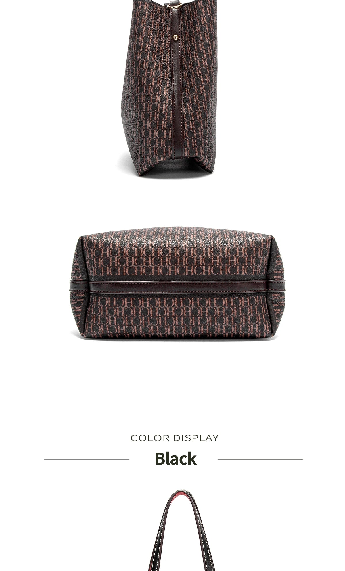 Women's Tote Bag New Solid Color Simple Handbag Large Capacity Mother Child Shopping Bag Wallet