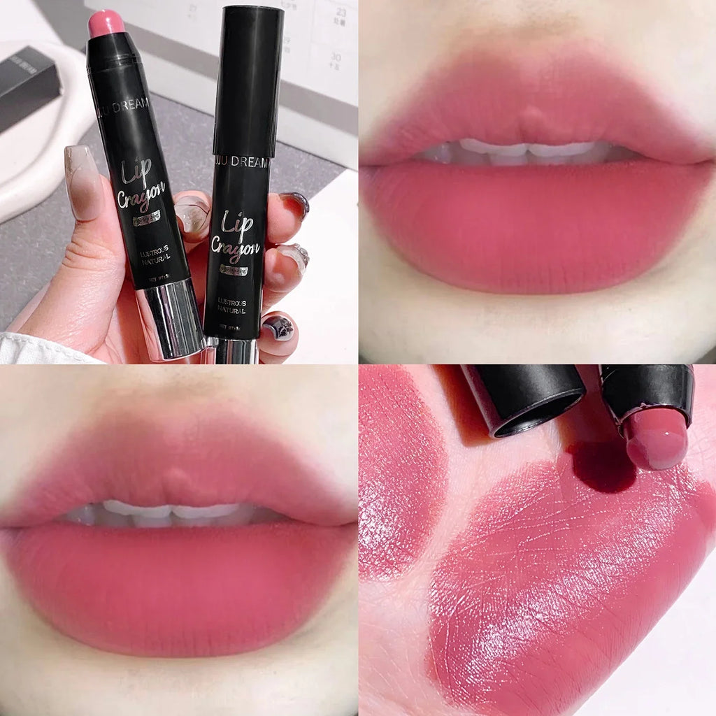 Matte 4-Color Lipstick Pen – Waterproof, Long-Lasting, Non-Fading, Easy Apply