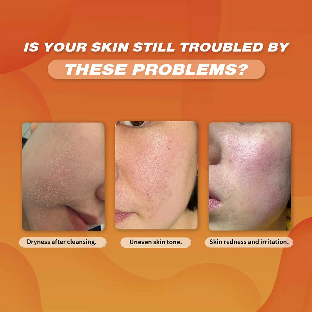 Turmeric Facial Cleanser with Brush – Brightening & Moisturizing Foam with Lemon Extract