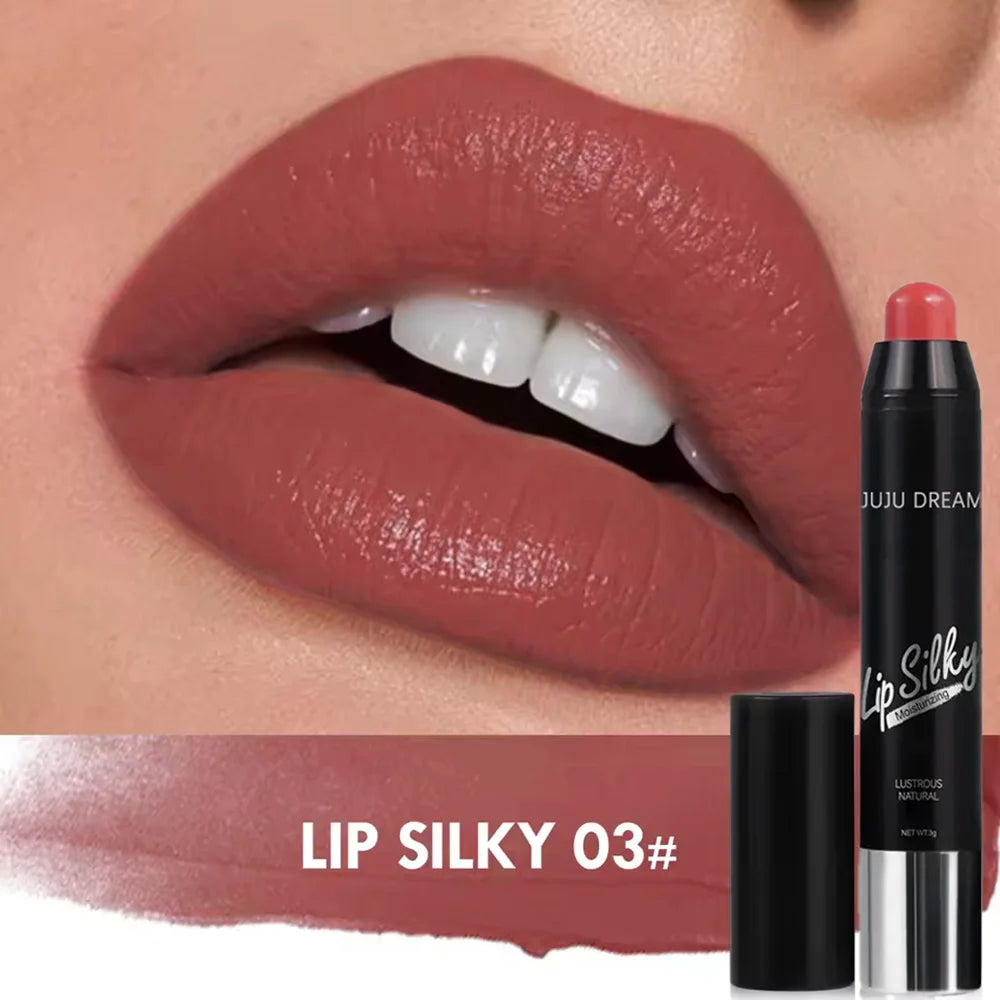 Matte 4-Color Lipstick Pen – Waterproof, Long-Lasting, Non-Fading, Easy Apply
