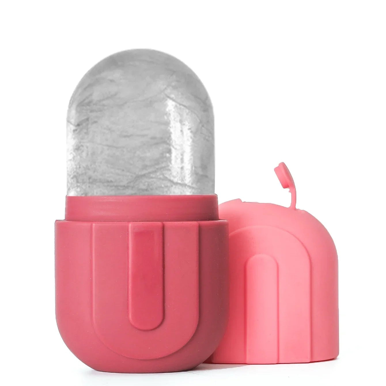 Back Shape Upgraded Face and Eye Ice Roller - Facial Massager for Skin Care - Reusable Silicone Ice Mold for Fresh and Cool Skin