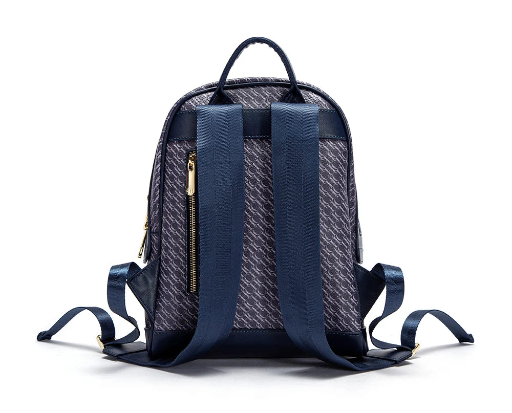 Alphabet Women's Backpack Large Capacity Design Luxury Brand Fashion Little Bear Cartoon Pattern