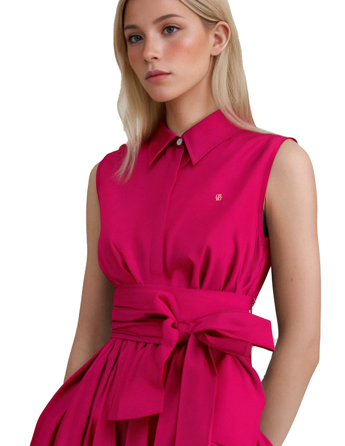 Women's Dress Summer Beach Party Sleeveless Single breasted Lace up Design