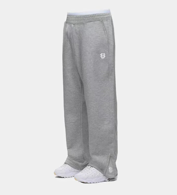 Y2K Style Jogger Sweatpants with Embroidery, Wide Leg, Pockets, and Men's Hoodie