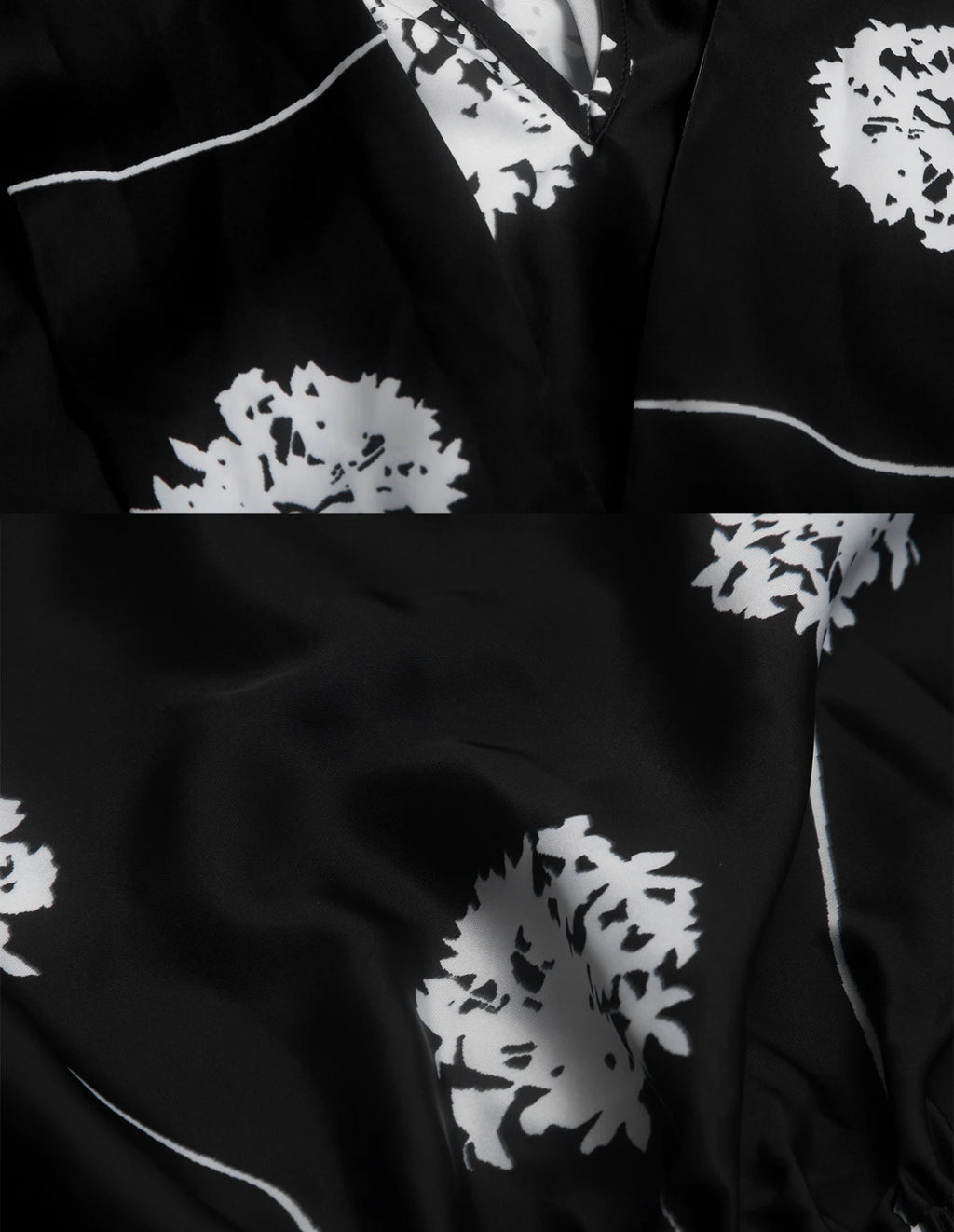 Women's Long Dress Summer New Black Printed Sexy Hanging Collar Dress Casual Party