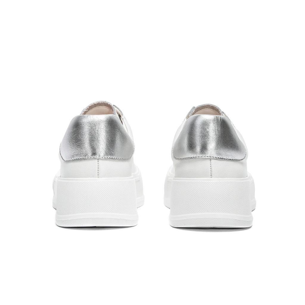 Women's Walking Shoes New Rice White Casual Flat Bottom Walking Shoes Bone Correction