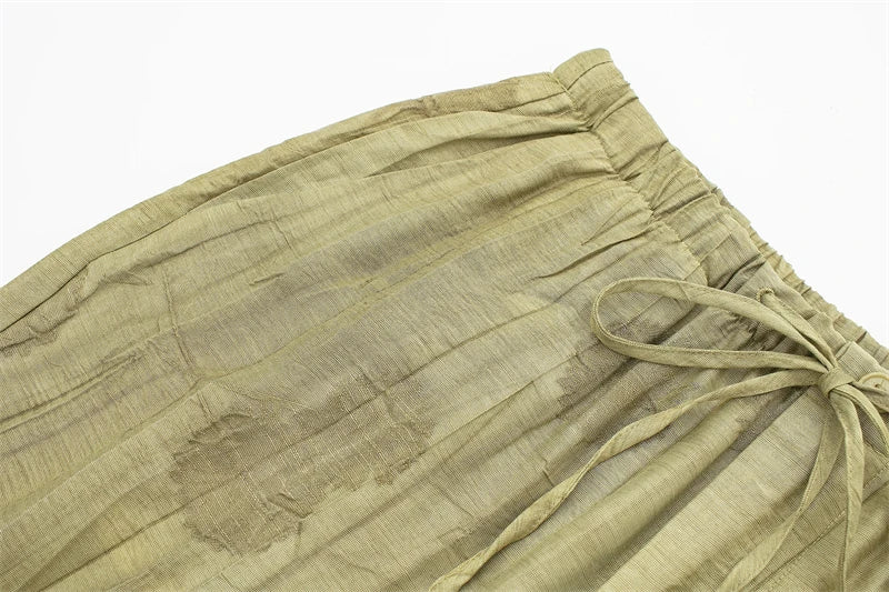 Women's 2024 Spring Fashion Set: Jacquard Loose Shirt & Casual Pants, Chic & Comfortable for Summer