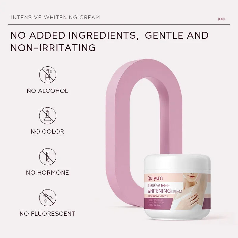 Whitening Cream for Dark Underarms – Armpit & Intimate Area Lightening Moisturizer