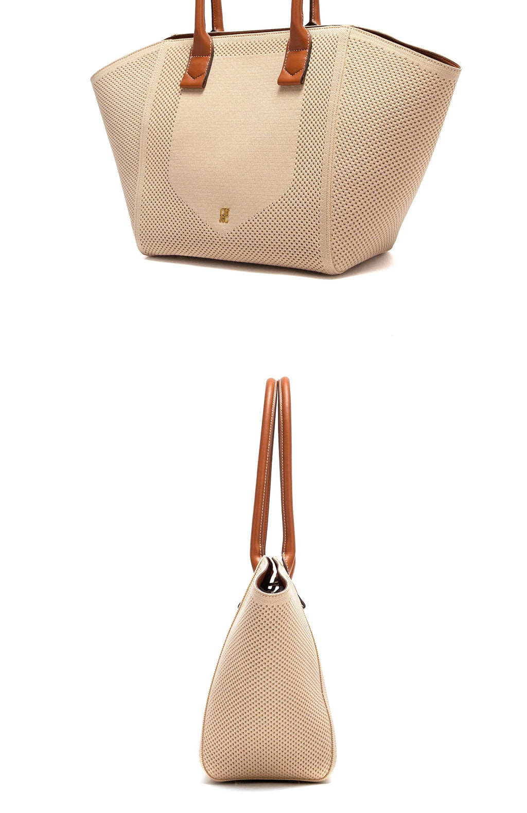 Women's Tote Bag Summer New Fabric Hollow Design Large Capacity