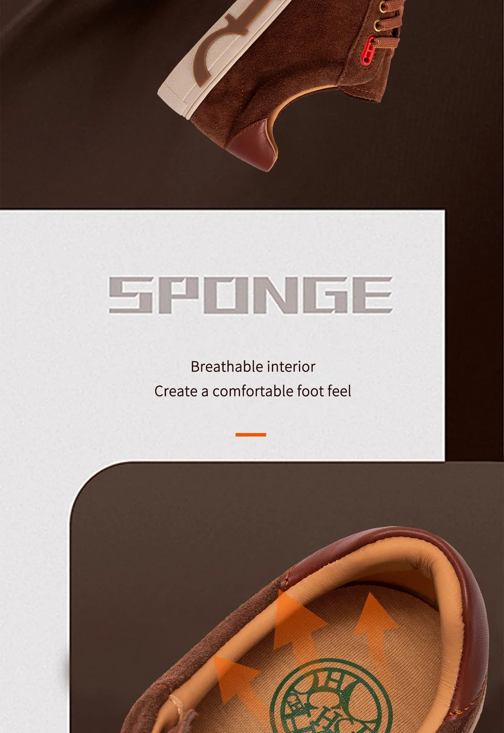 Men's Flat Shoes Anti Fur Retro Casual Shoes with Strap