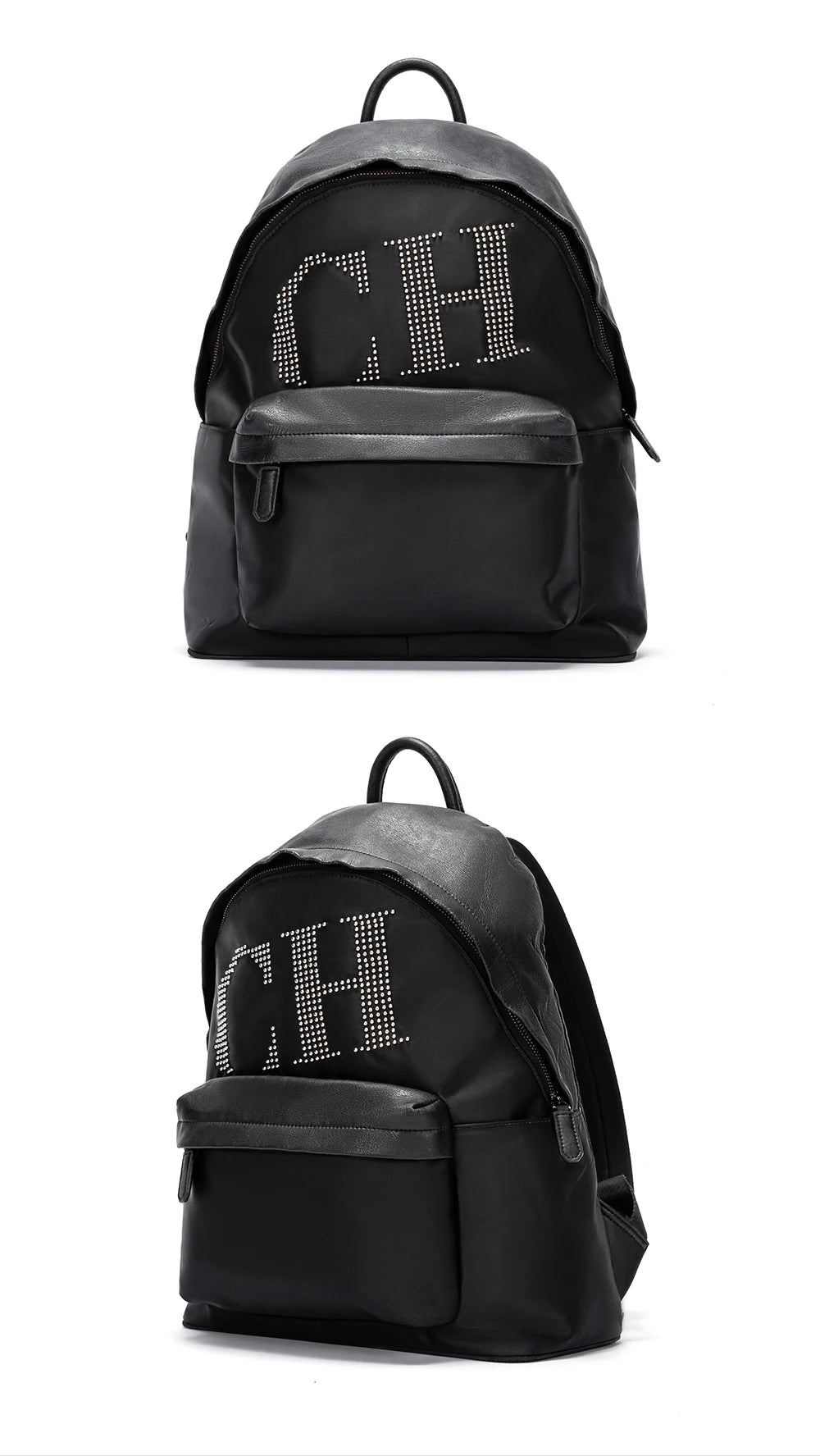 Women's Backpack Black Travel Bag College Student Travel Backpack