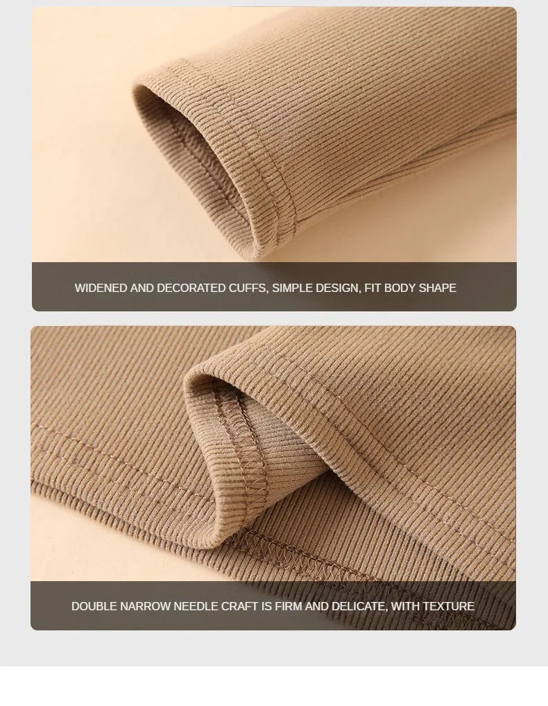 Women's knitted half-turtleneck sweater, slim fit, long sleeves, casual thermal knit top, Korean fashion