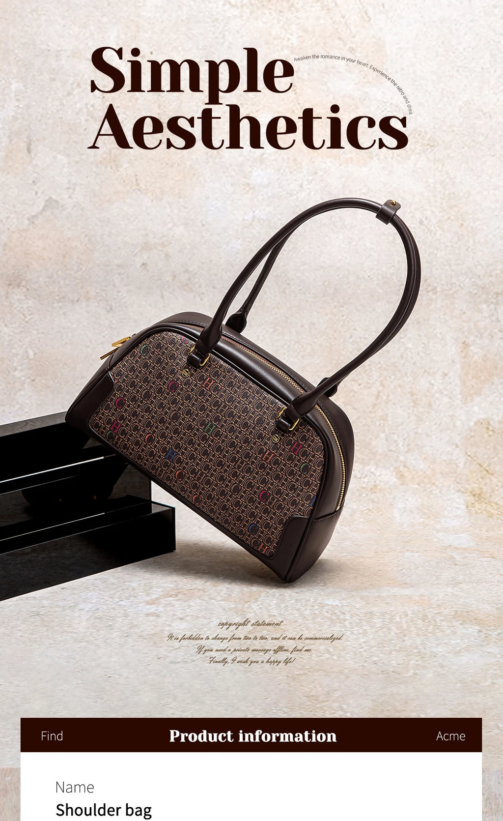 Women's Shoulder Bag Designer Shoulder Bag Women's High Top Handbag