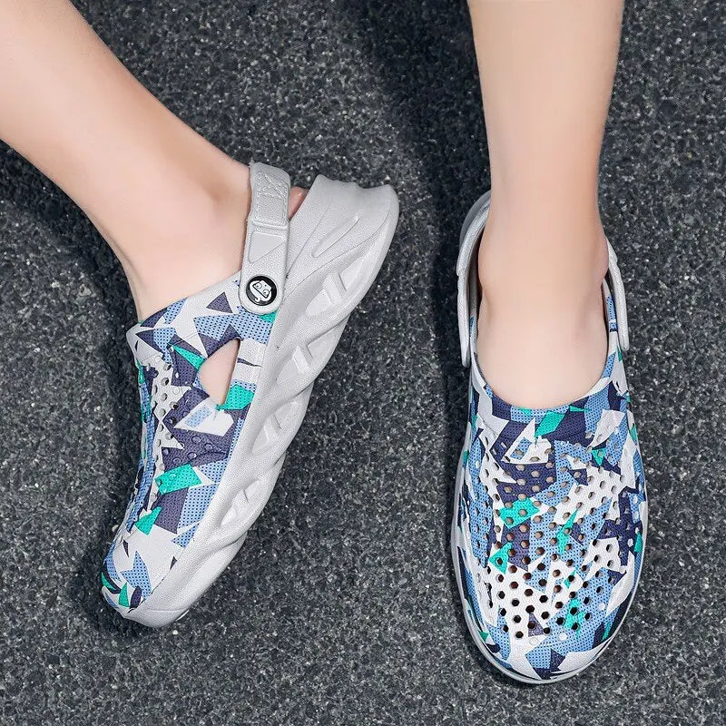 Unisex Summer Platform Clogs – Non-Slip Beach & Outdoor Casual Slippers